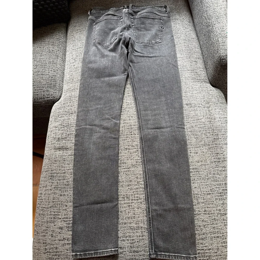 Diesel Library Mens Slim Fit Faded Black Grey Denim Jeans W31 L32 Stretch